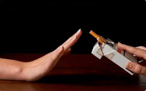 Rexeitamento dos cigarros